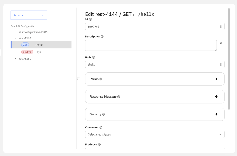 Rest DSL Editor